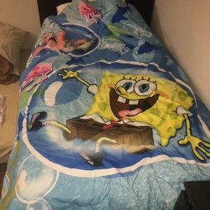 Spongebob Squarepants reversible comforter twin